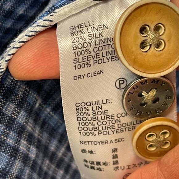 Tommy Bahama Monterey Linen & Silk Blazer Jacket size M - Picture 7 of 14